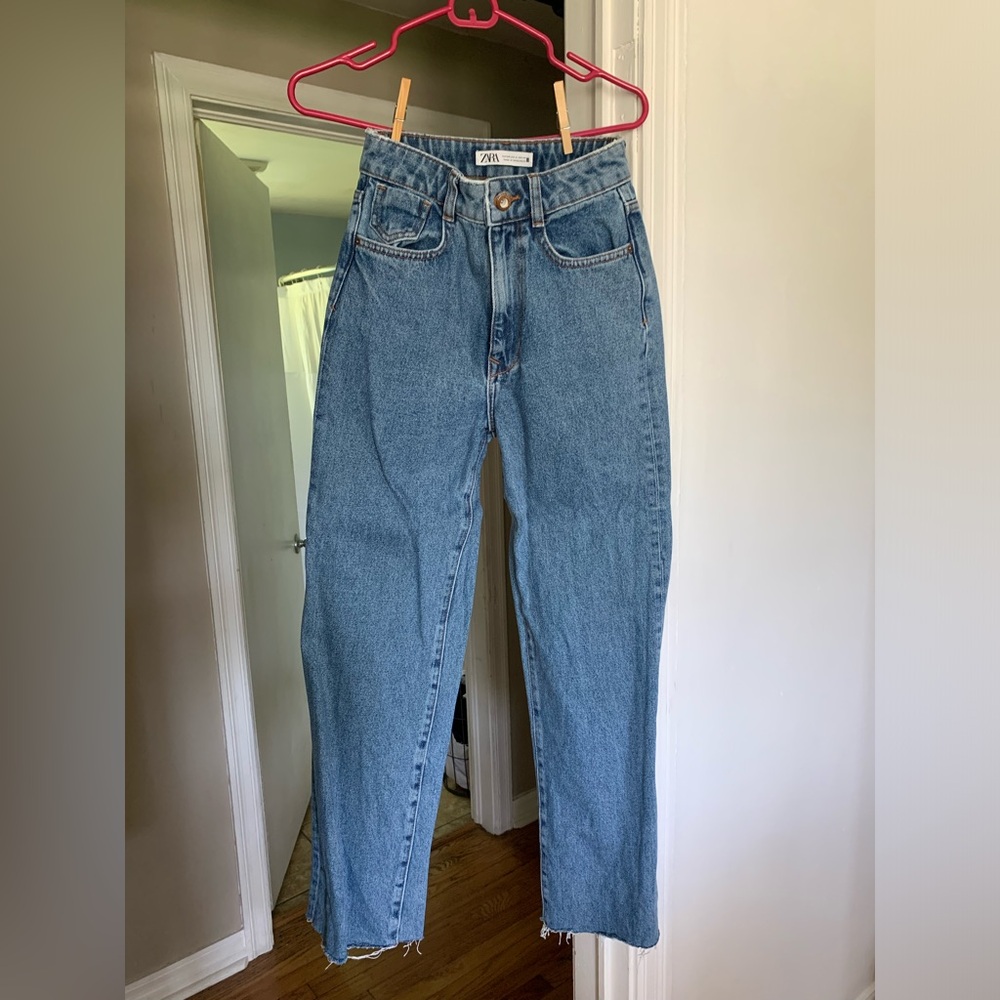 Zara Denim Straight Leg Jeans